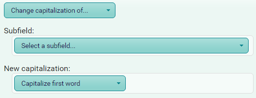 Change capitalization