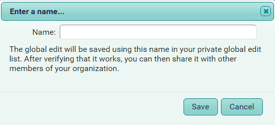Save