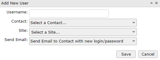 User Dialog