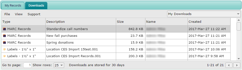 Downloads